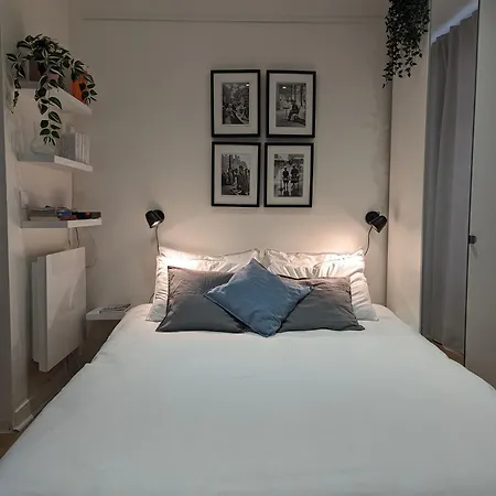 Oasis: One Bedroom Studio For Two Next To The Eiffel Tower דירה